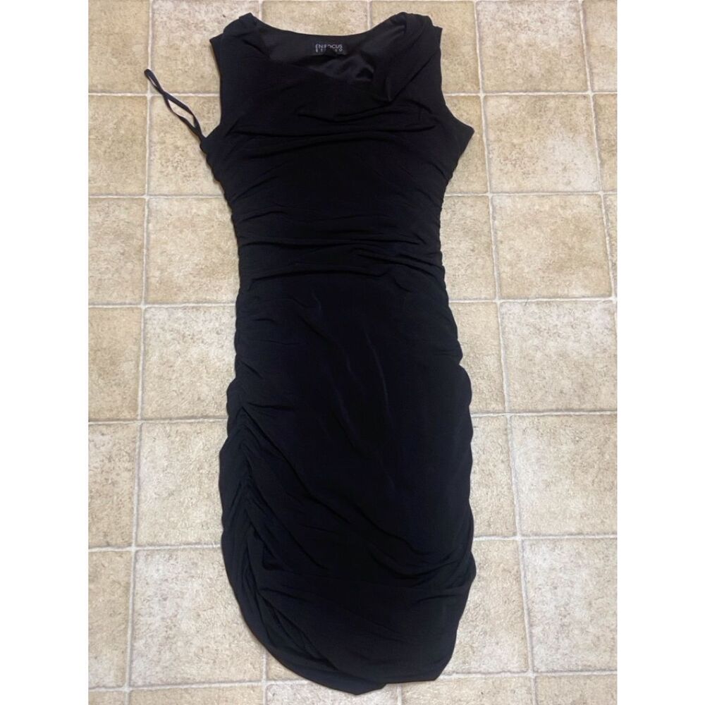 ENFOCUS STUDIO DRESS  BLACK SIZE 4